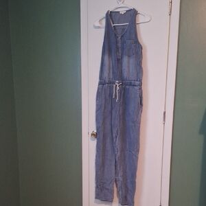 Women's Blue Denim Overalls